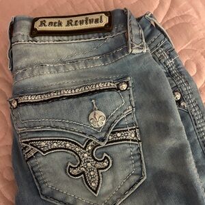 Rock Revival Sky Blue Women's Jeans
